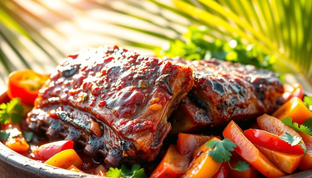 Caribbean-inspired short ribs