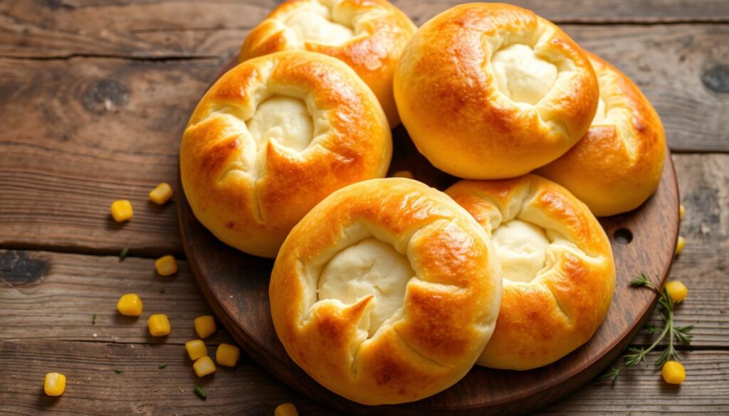 Corn dough rolls